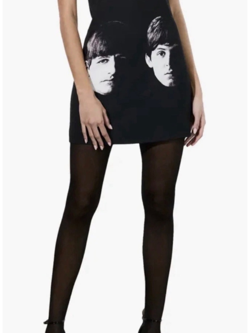 Alice + Olivia X Beatles Fab 4 Portrait Clyde Ltd Ed Shift Dress US 2 UK /AU 6 - Picture 3 of 11